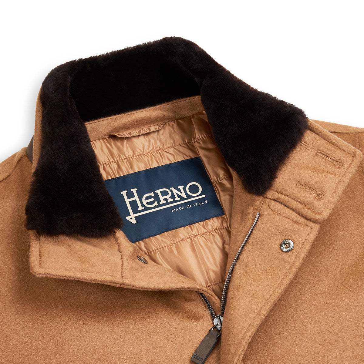 Camel Cashmere Car Coat