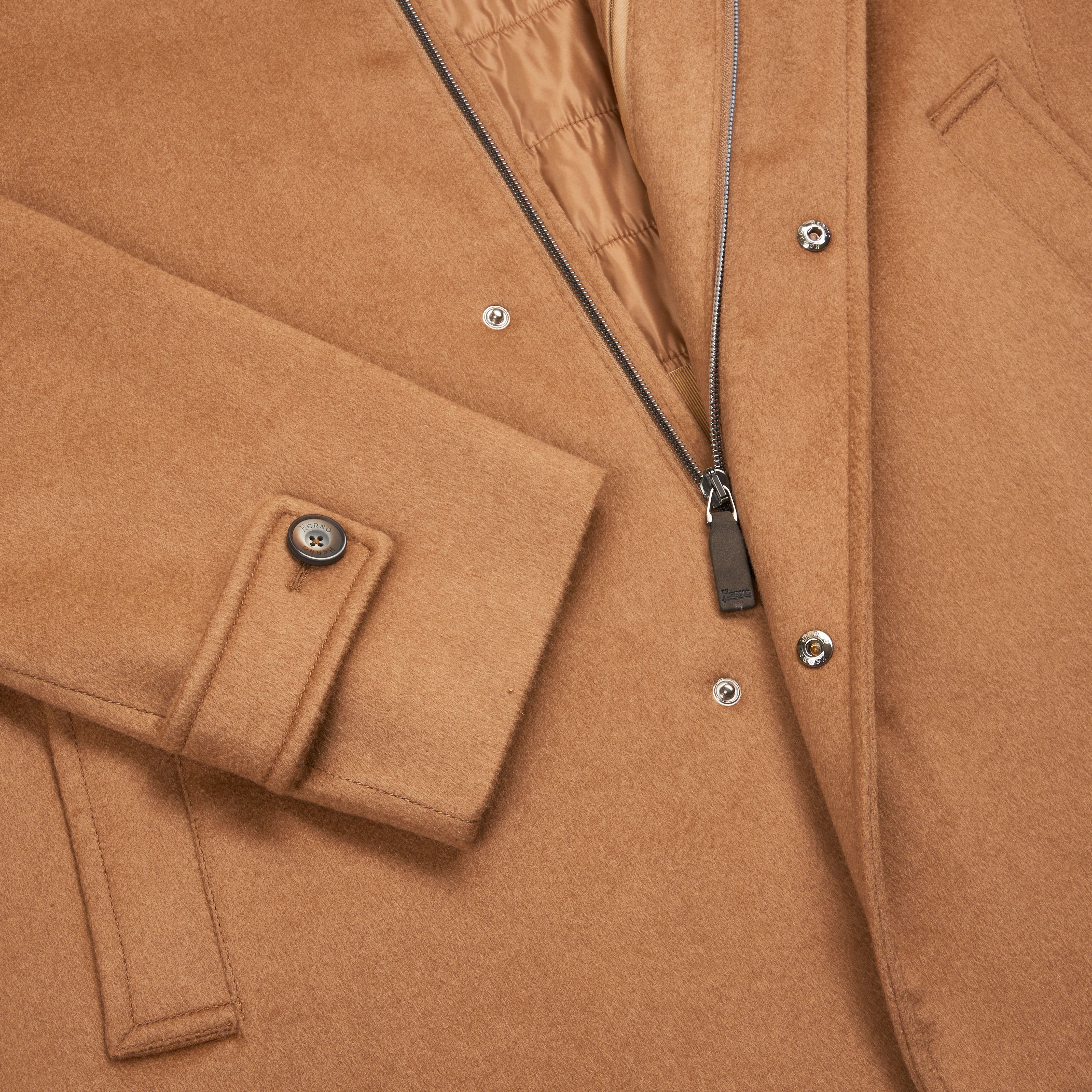 Camel Cashmere Car Coat