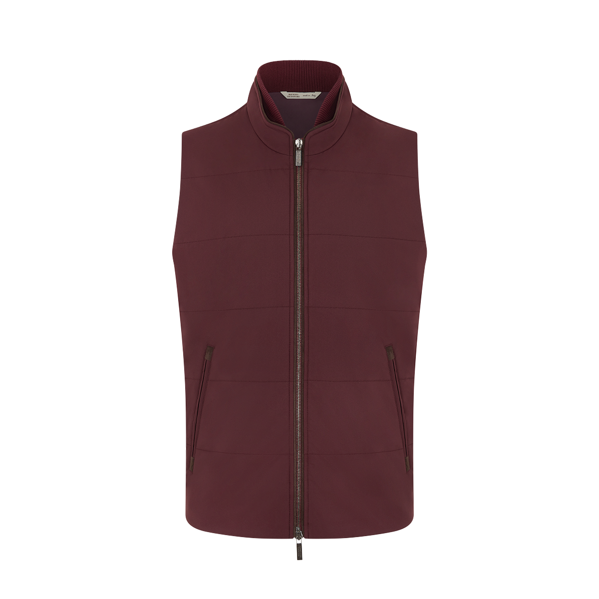 Burgundy Nylon Arena Gilet
