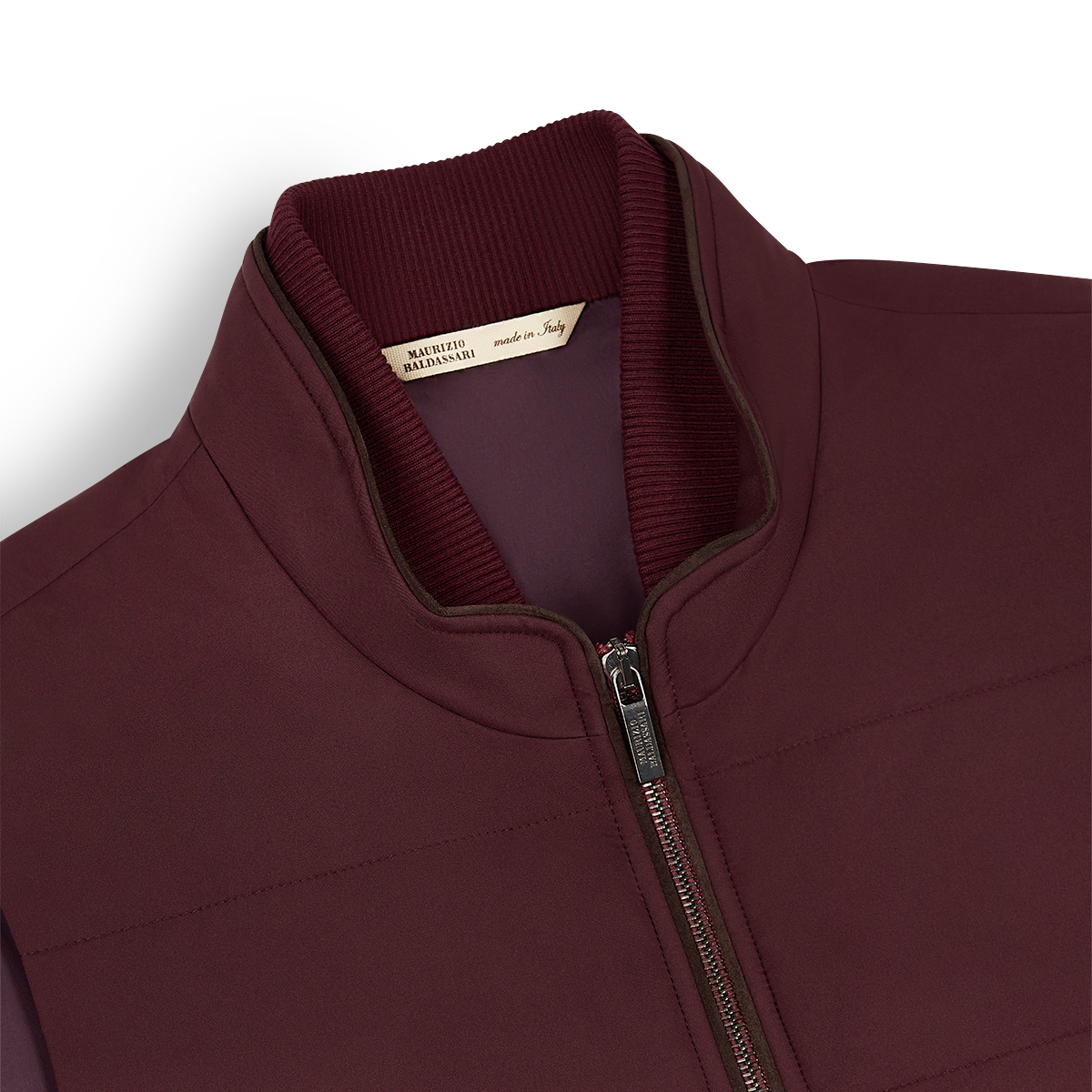 Burgundy Nylon Arena Gilet
