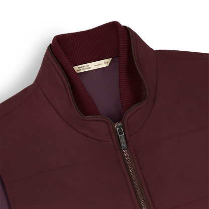 Burgundy Nylon Arena Gilet