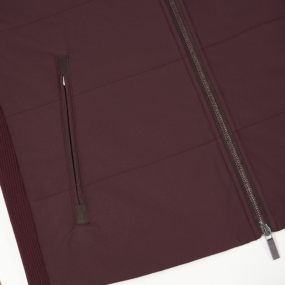 Burgundy Nylon Arena Gilet