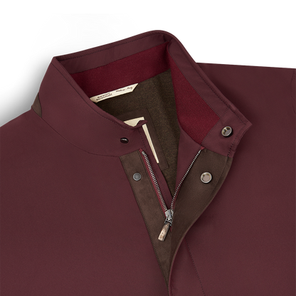 Burgundy Nylon Lined Pontaccio Blouson