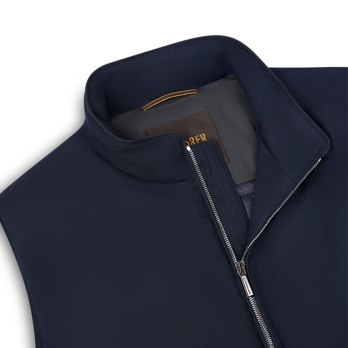 Navy Blue Waterproof Nylon Uros Gilet