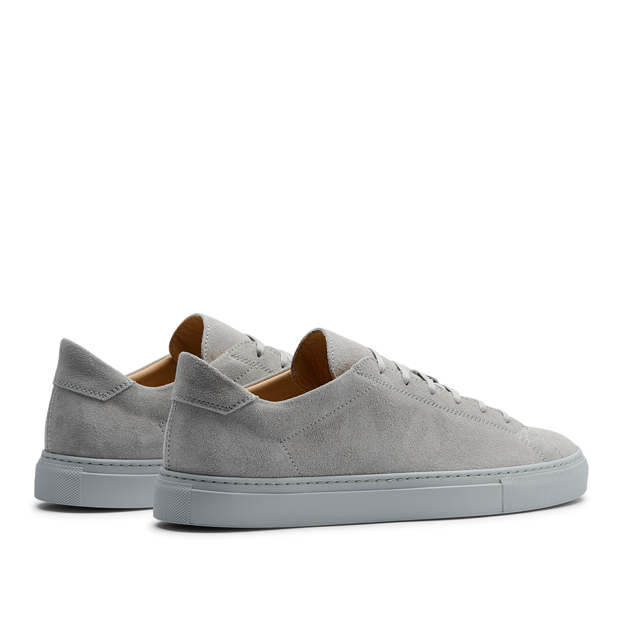 Steel Grey Racquet Sr Suede Sneakers