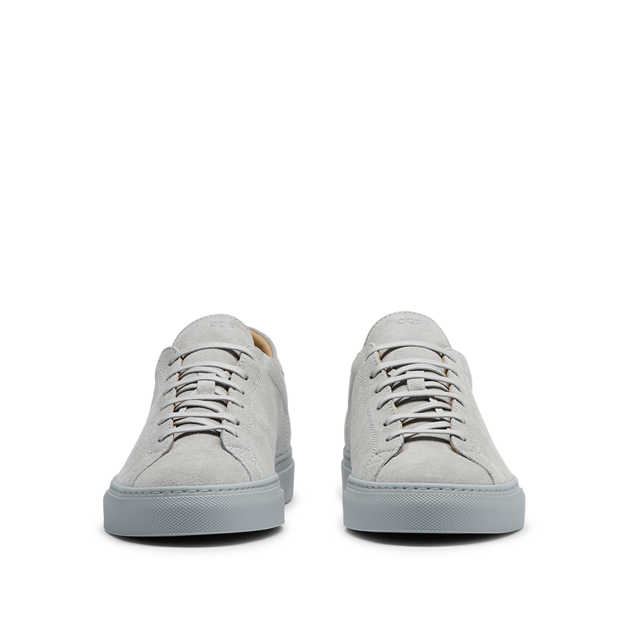 Steel Grey Racquet Sr Suede Sneakers