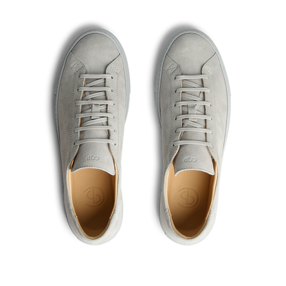 Steel Grey Racquet Sr Suede Sneakers