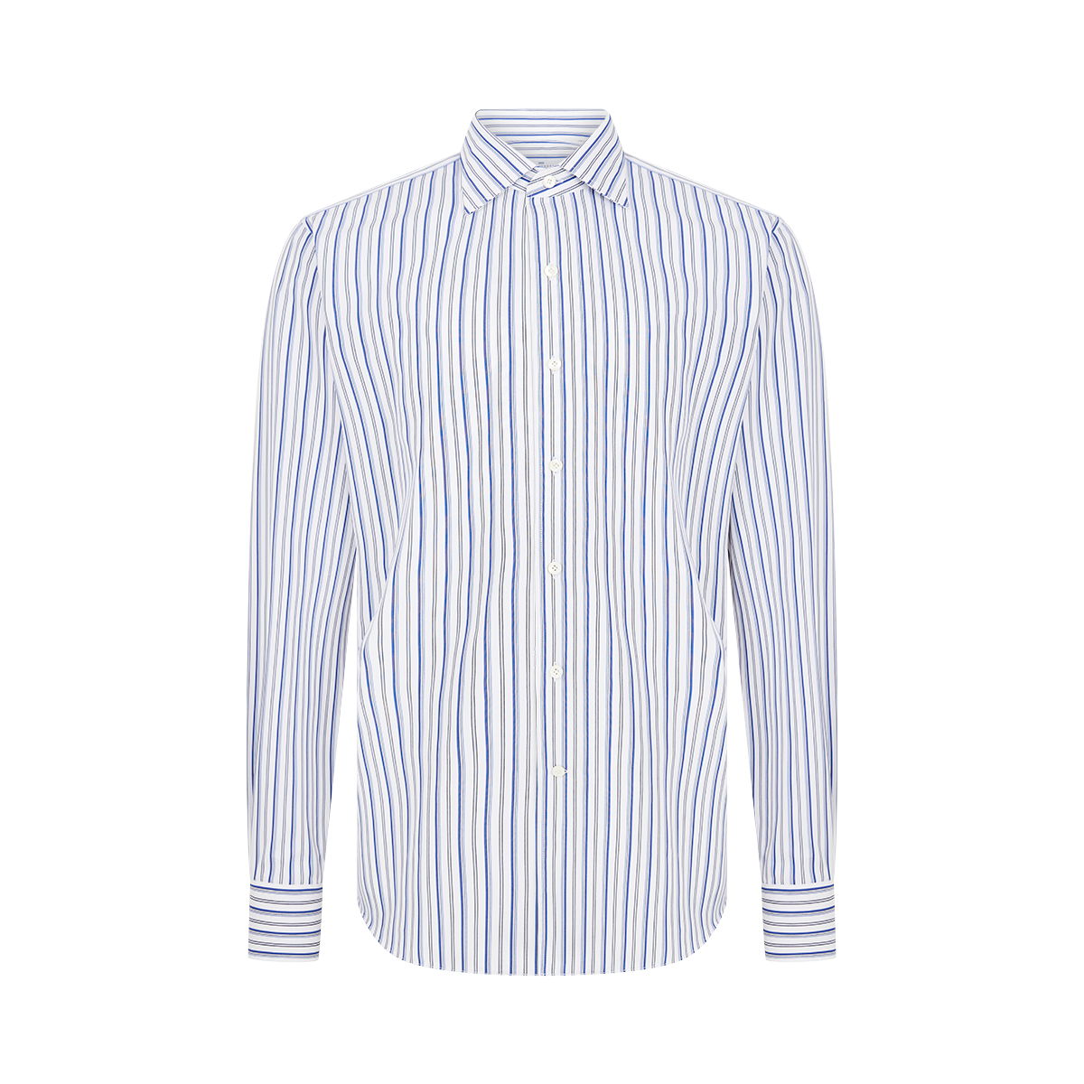Blue Stripe Washed Cotton Casual Shirt
