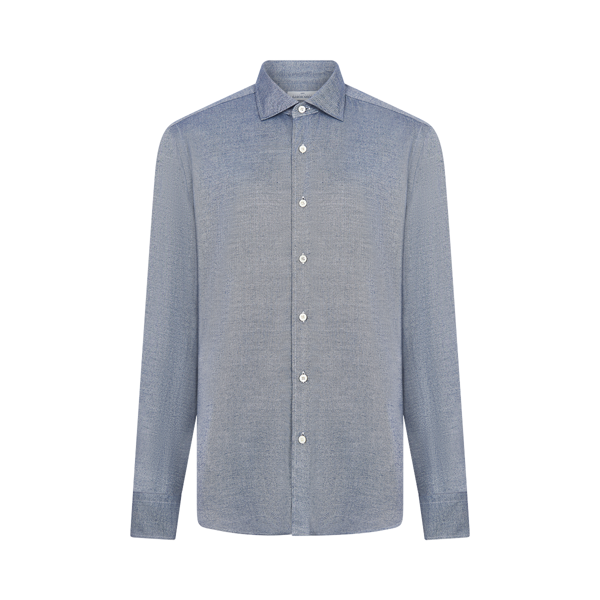 Blue Viscose Ultralight Flannel Casual Shirt