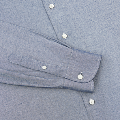 Blue Viscose Ultralight Flannel Casual Shirt