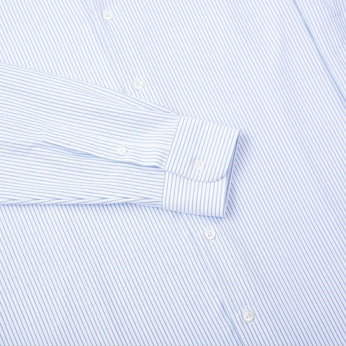 Blue Stripe Technical Jersey Stretch Giorgio Shirt