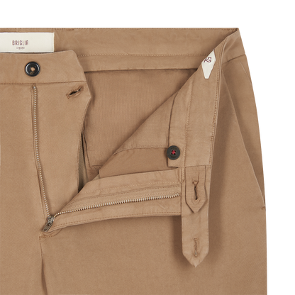 Sand Cotton/Tencel Twill Chinos