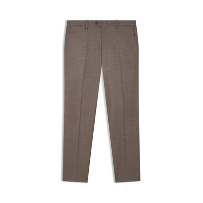 Brown Loro Piana Wool Jersey Trousers