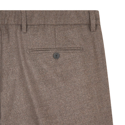 Brown Loro Piana Wool Jersey Trousers