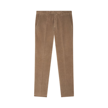Sand Stretch Cotton Corduroy Trousers