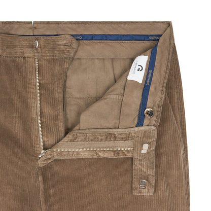 Sand Stretch Cotton Corduroy Trousers