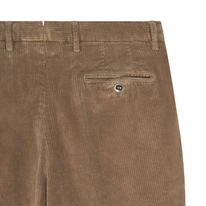 Sand Stretch Cotton Corduroy Trousers