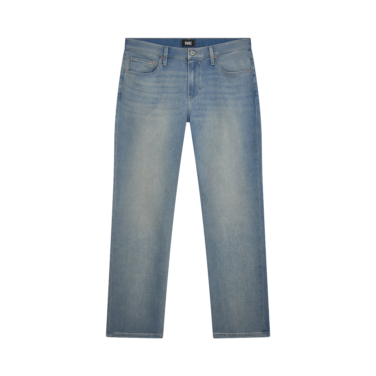 Ferdinand Blue Cotton Transcend Normandie Straight Leg Jeans