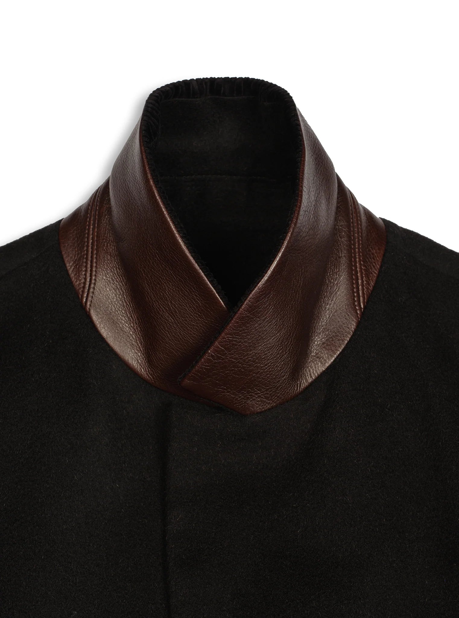 Black Loro Piana Camel Hair Coat