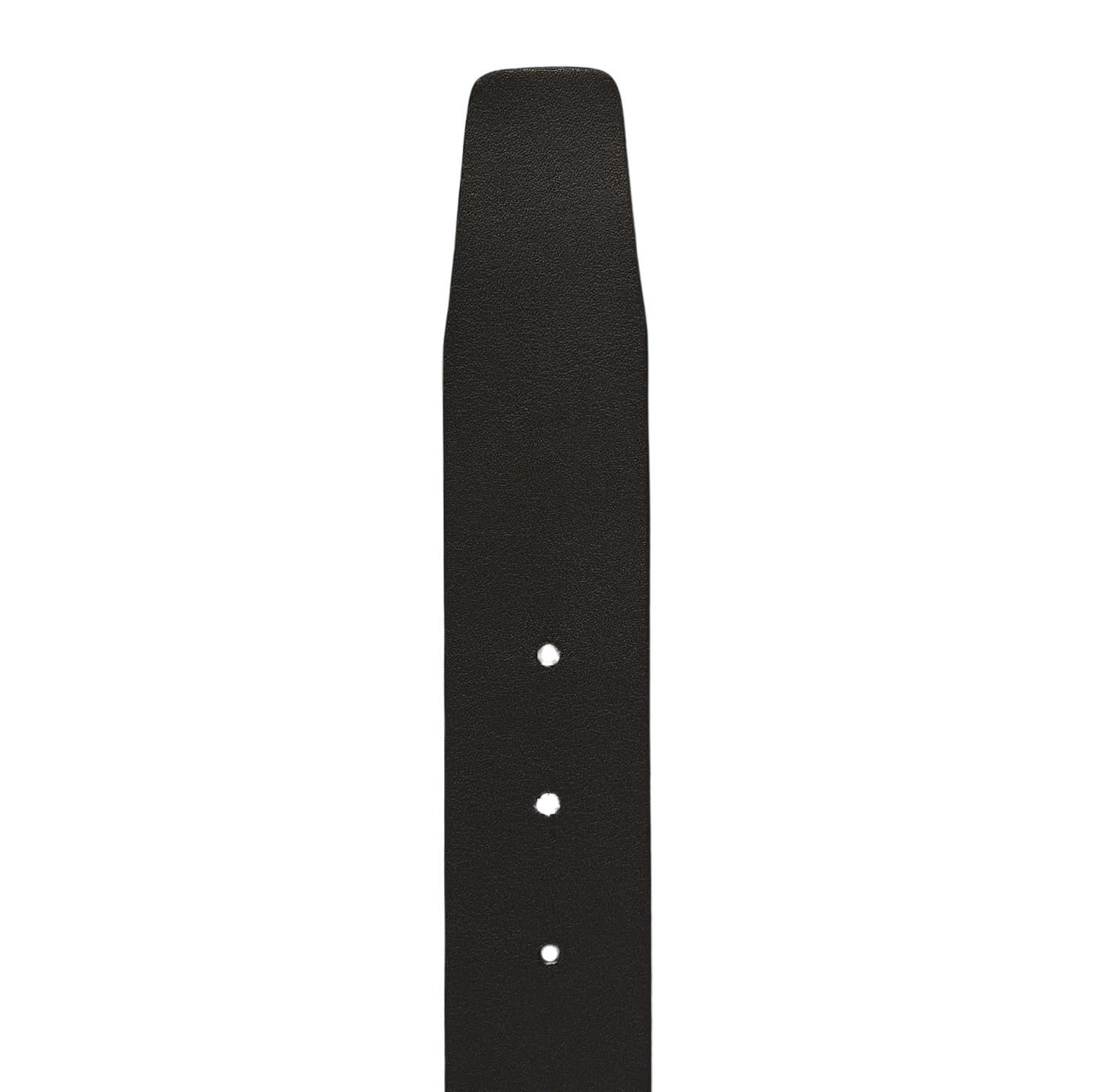 Canali Black Soft Leather Casual Belt Tip