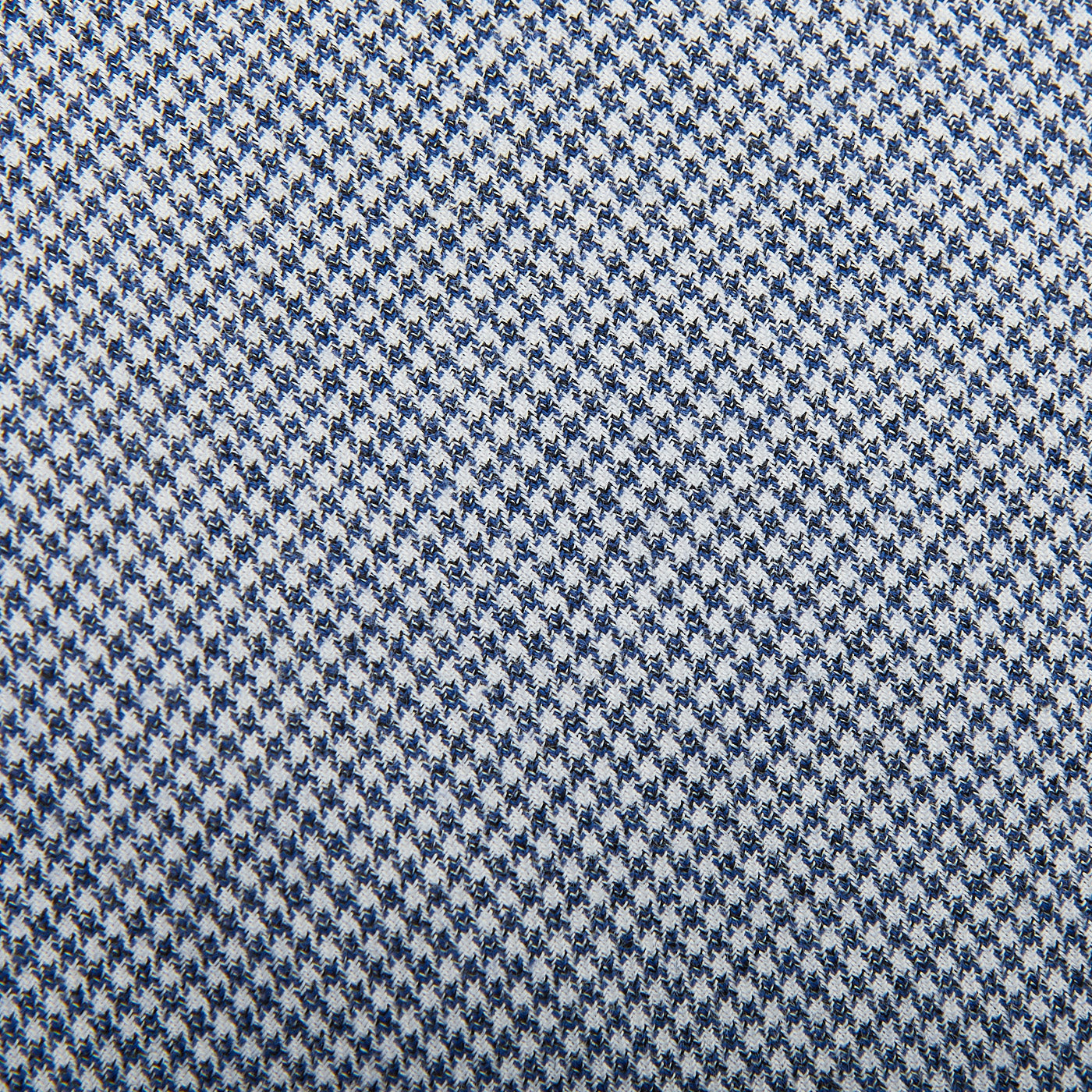 Canali Blue Dogtooth Cotton Flannel BD Shirt FabricCanali Blue Dogtooth Cotton Flannel BD Shirt Fabric