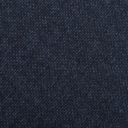 Canali Blue Melange Wool Fur Collar Blouson Fabric