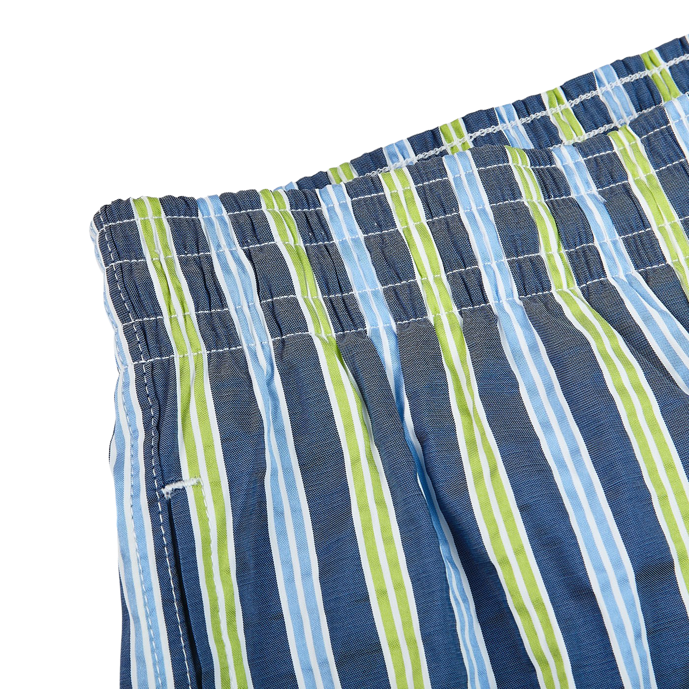 Canali Blue Printed Microfiber Swimshorts Edge