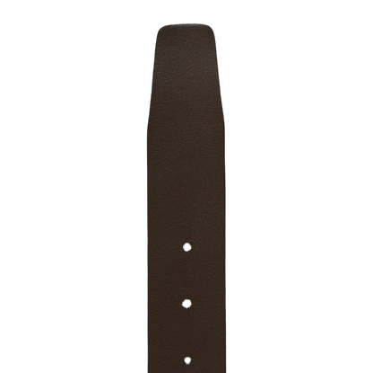 Canali Brown Soft Casual Leather Belt Tip