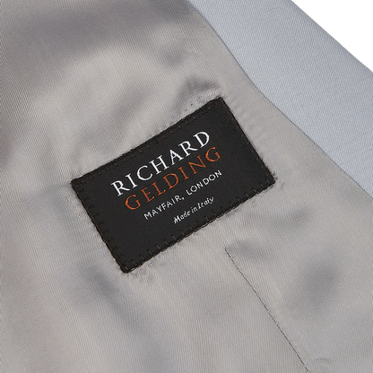 Canali Dove Grey Wool DB Waistcoat Inside