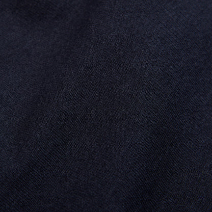 Canali Navy Cotton Stretch Jogger Shorts Fabric