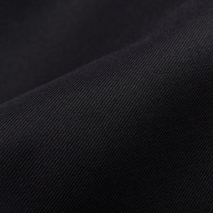 Canali Navy Plain Wool Trousers Fabric