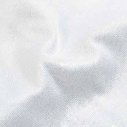 Canali White Cotton Jersey Casual Shirt Fabric