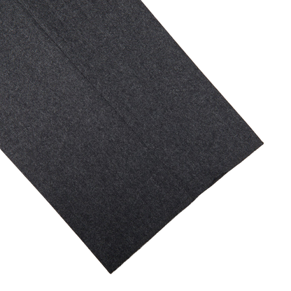 A Grey Melange Wool Flannel Suit by Canali on a white surface.