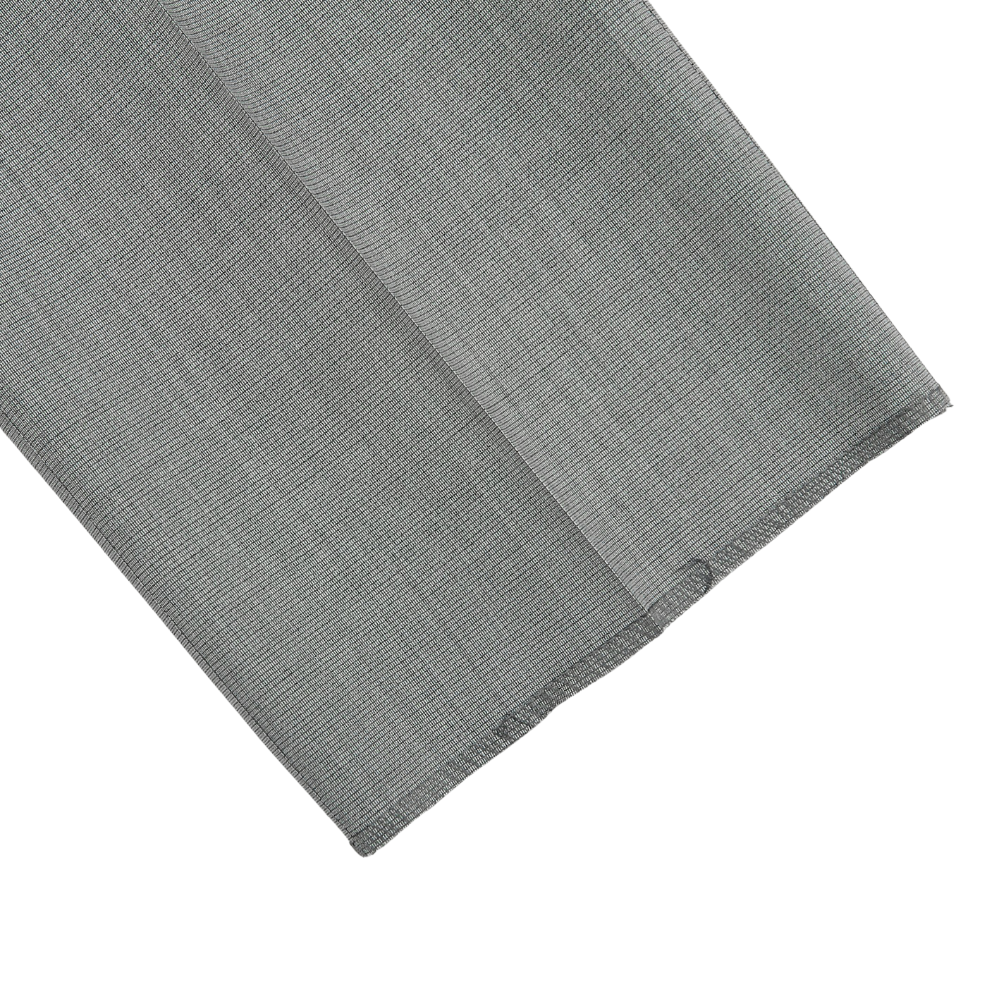A pair of Canali Light Grey Micro Check Wool Trousers on a white surface.