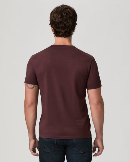 Dark Basalt Cotton Sorden Crew Neck T-Shirt
