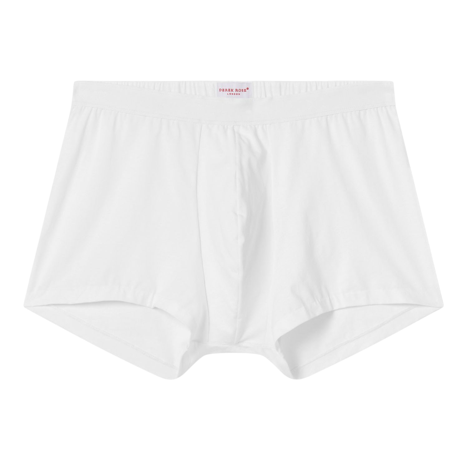 Derek Rose White Pima Cotton Stretch Boxer Briefs Feature