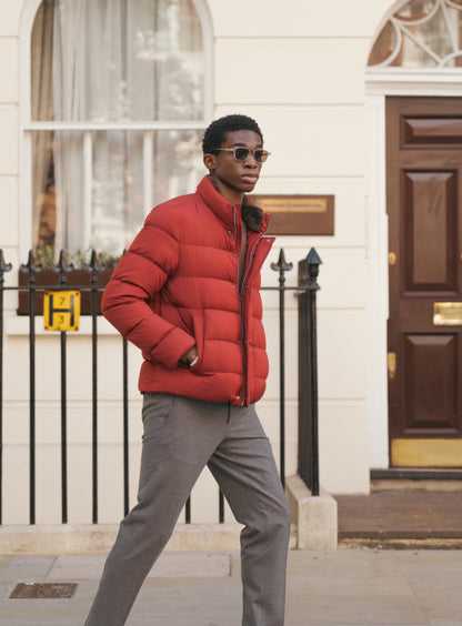 Brown Loro Piana Wool Jersey Trousers