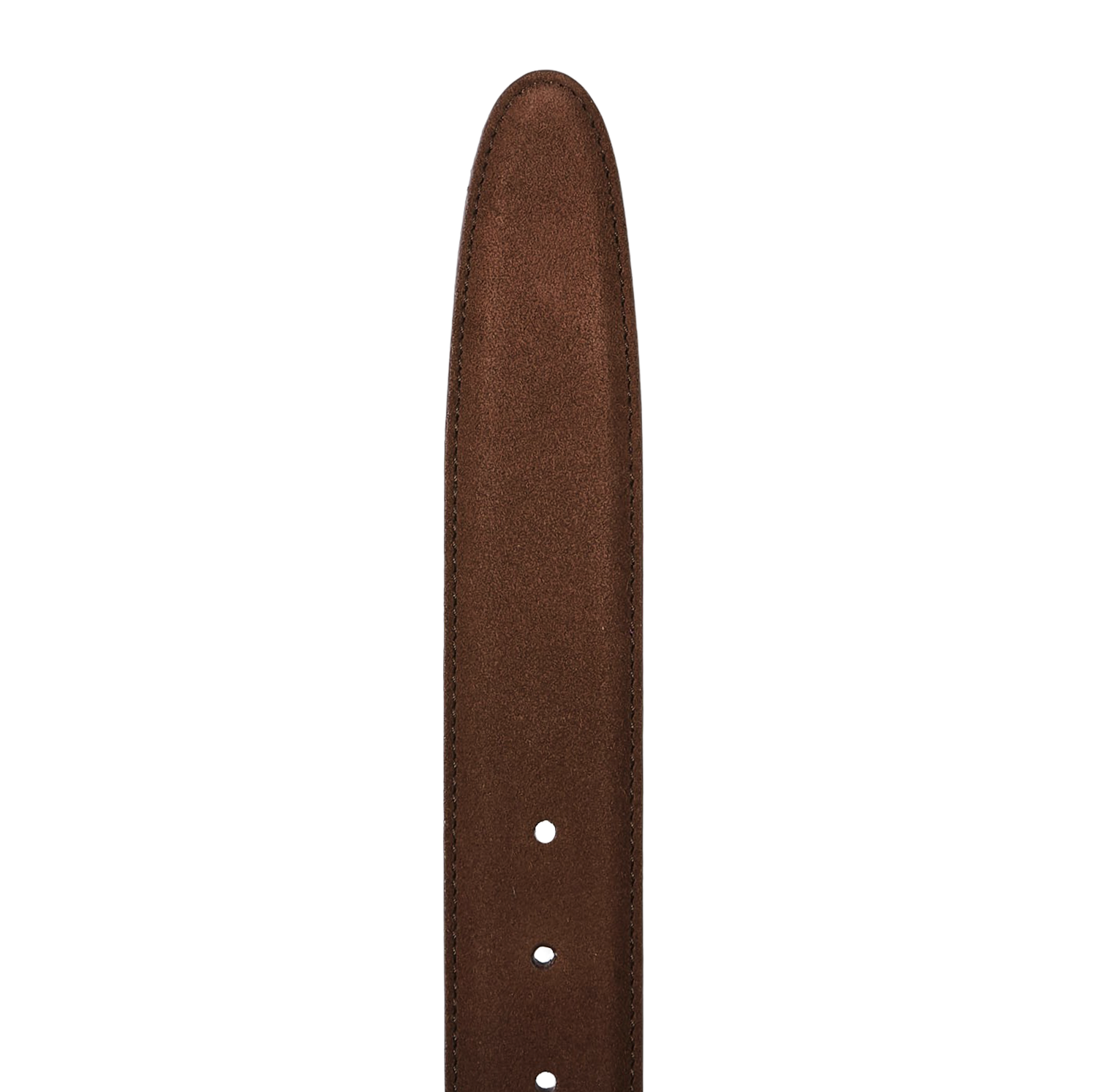 Elliot Rhodes Brown Suede Leather 40mm Belt Edge
