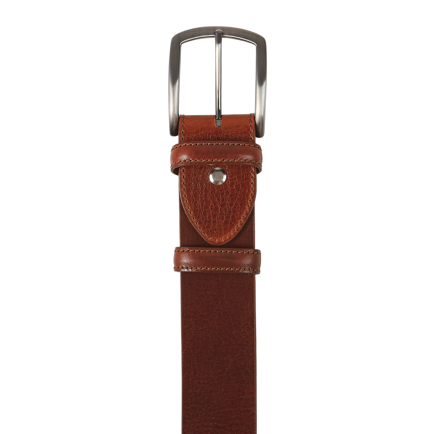 Elliot Rhodes Brown Unlined Smooth Leather 40mm Belt Buckle