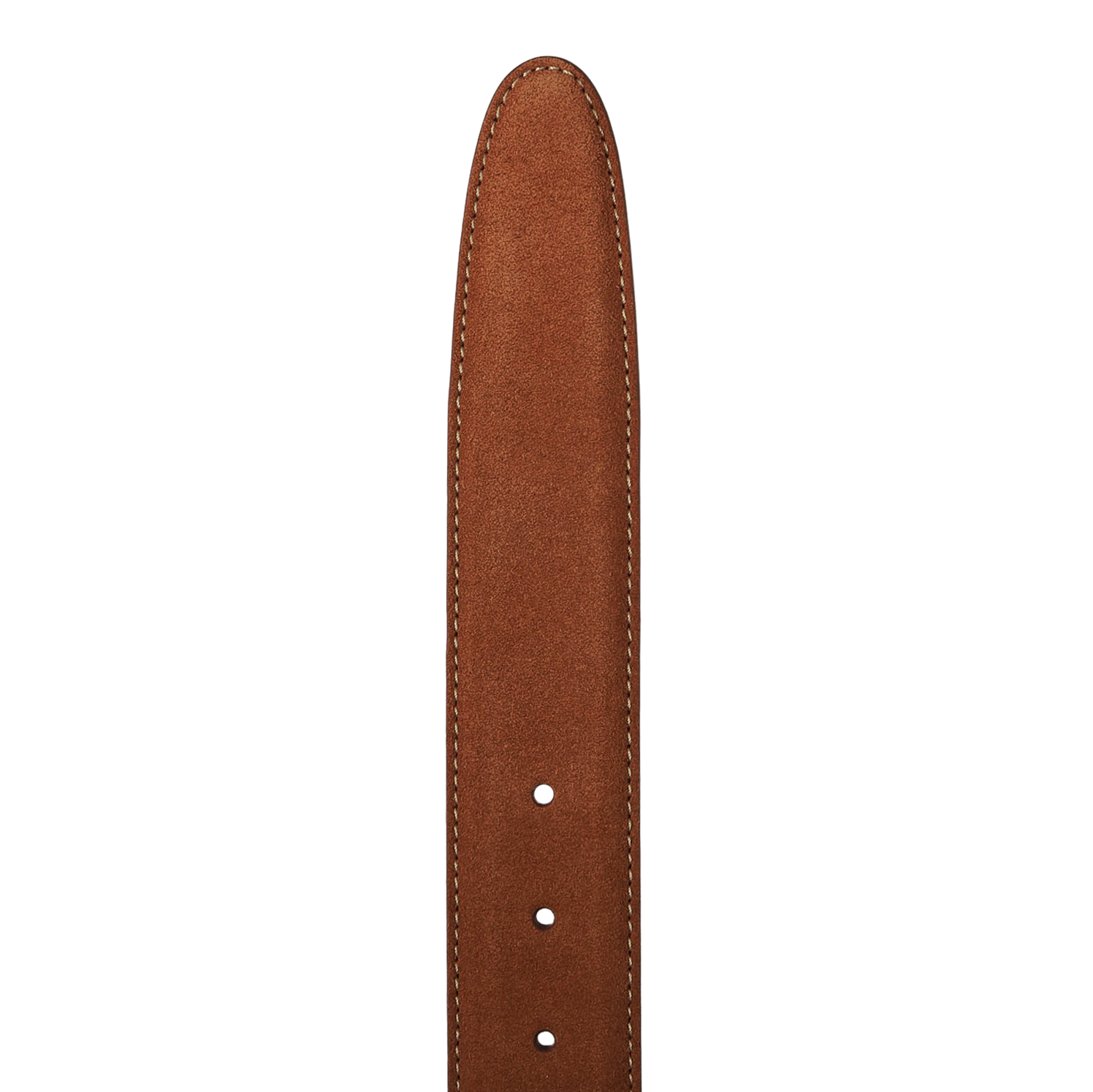Elliot Rhodes Tan Suede Leather 40mm Belt Edge