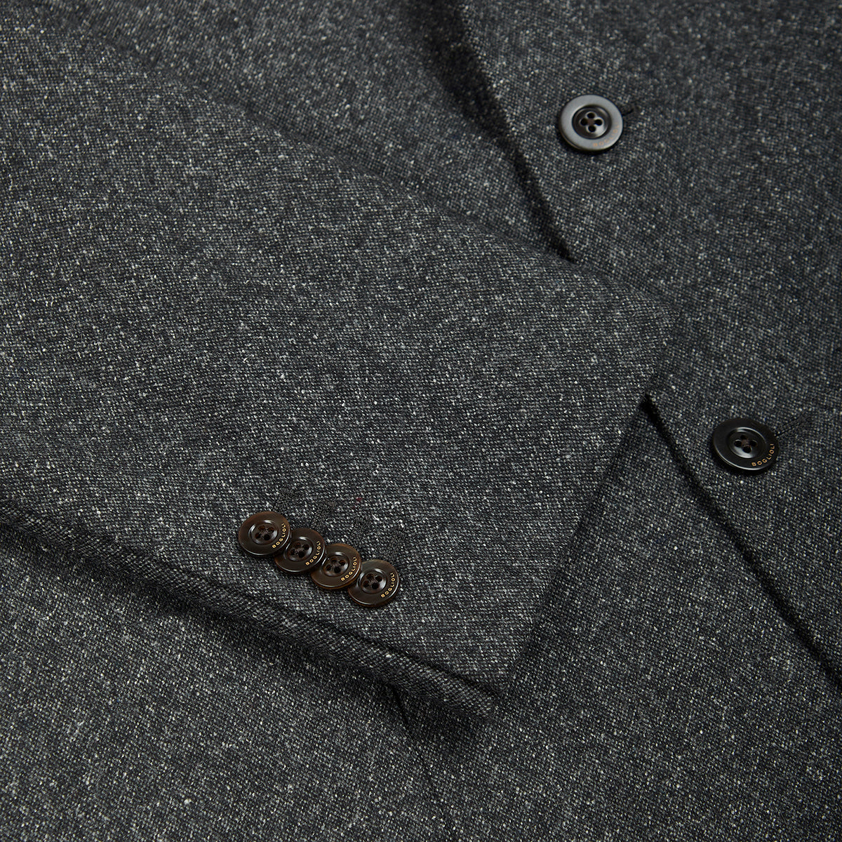 Grey Donegal Virgin Wool Quarter Lined K Jacket Suit