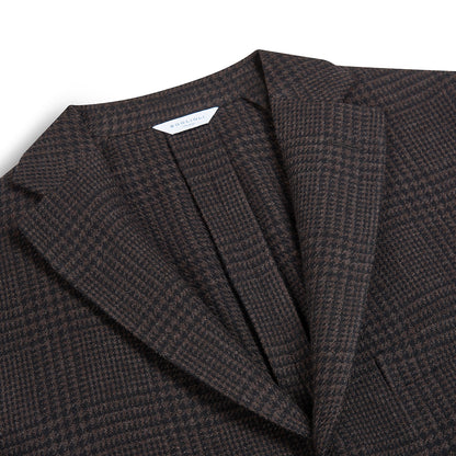 Brown/Black Wool Cashmere Glen Check K Jacket