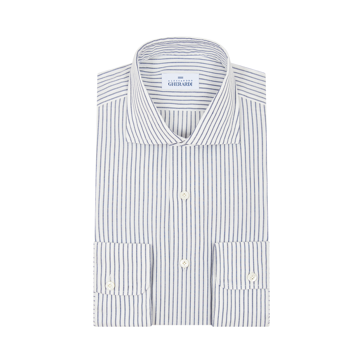 Blue Ultra Light Cotton Flannel Formal Shirt