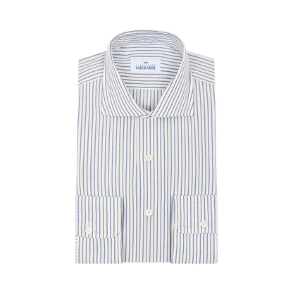Blue Ultra Light Cotton Flannel Formal Shirt