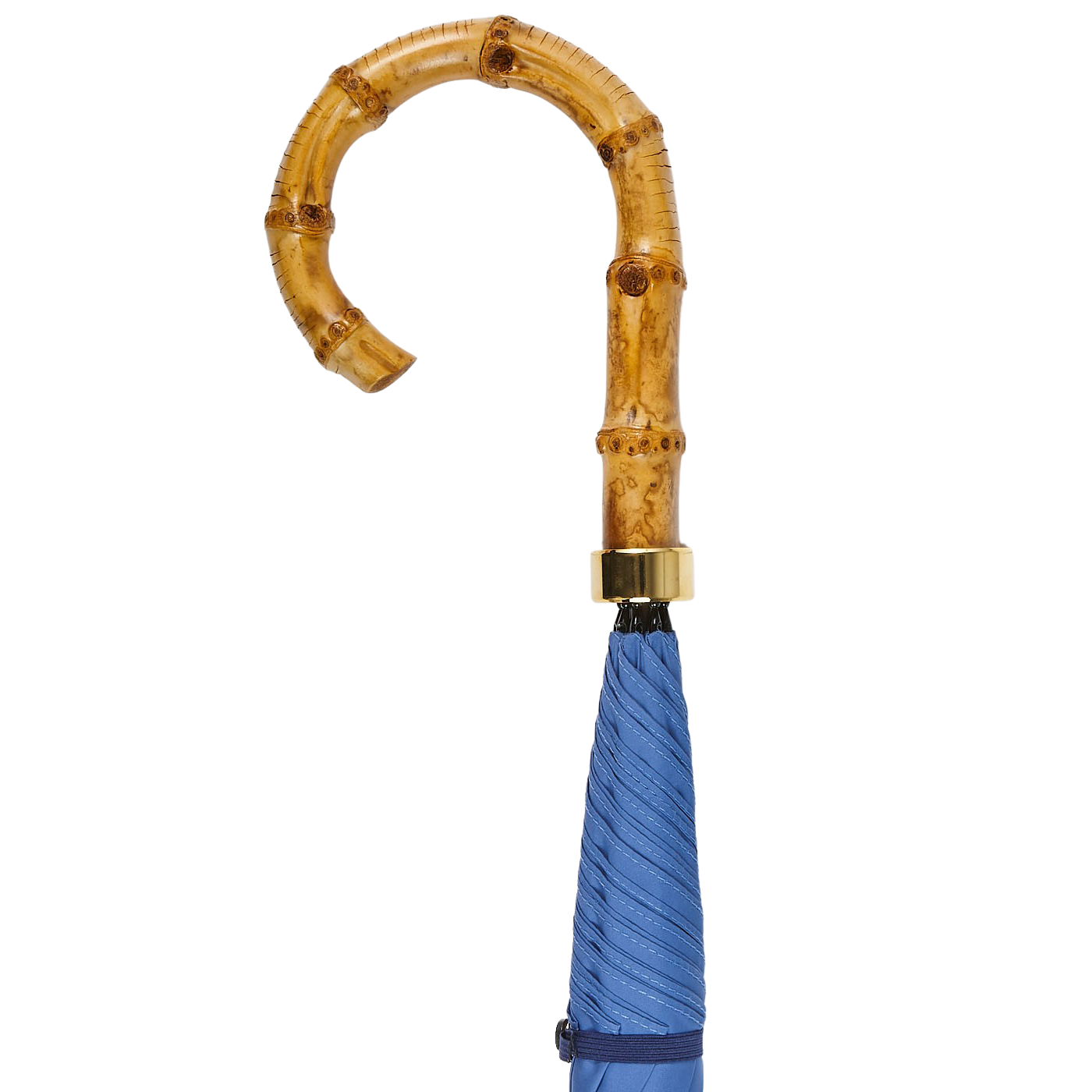 Fox Umbrellas Azur Blue Light Whangee Handle Umbrella Handle