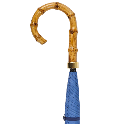 Fox Umbrellas Azur Blue Light Whangee Handle Umbrella Handle