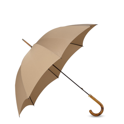 Fox Umbrellas Beige Hardwood Handle Umbrella Feature
