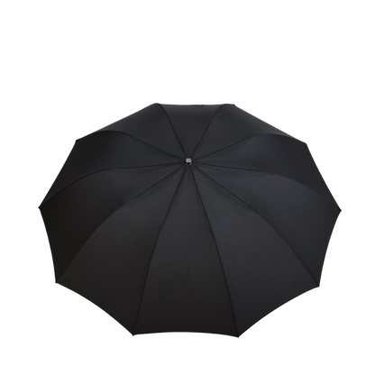 Fox Umbrellas Black Telescopic Whangee Handle Umbrella Top1.