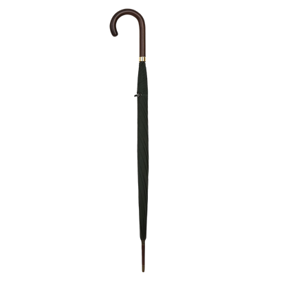 Fox Umbrellas Green Dark Hardwood Handle Umbrella Full