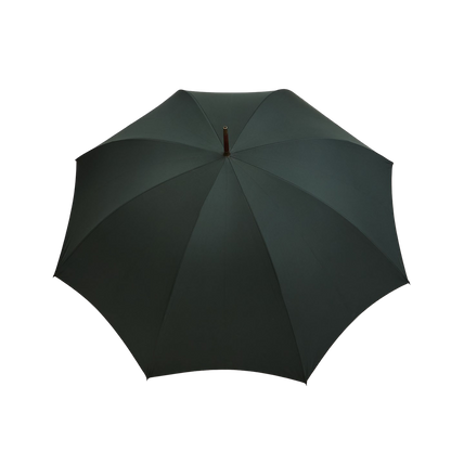 Fox Umbrellas Green Dark Hardwood Handle Umbrella Top